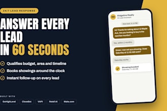 build an ai agent to qualify and book real estate leads