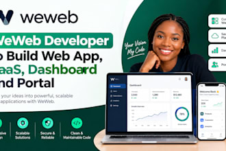 your weweb developer to build web app, saas, dashboard and portal