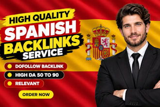 provide high quality spanish backlinks and dofollow links