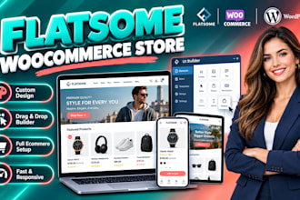 design a high converting woocommerce store using flatsome theme and elementor