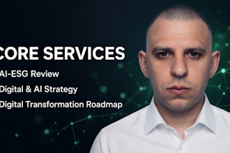advise on ai, esg, and sustainable digital transformation