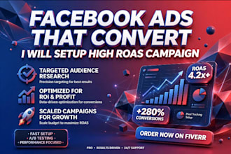 be your expert facebook ads instagram ads campaign manager