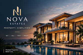 design luxury real estate social media posts,property ads