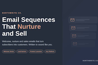 write email sequences that nurture leads and drive sales