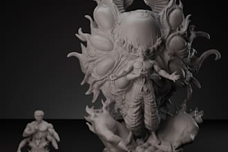sculpt 3d figure action figure statue miniature character model printable figure