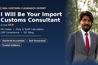 be your import customs consultant in canada