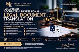 do acurate and professional legal translation