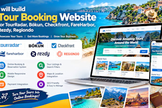 build tourradar bokun checkfront fareharbor rezdy regiondo tour booking website