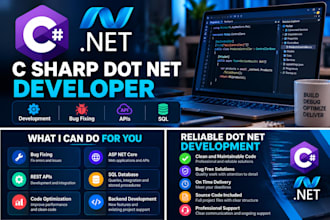 develop and fix c sharp dot net applications