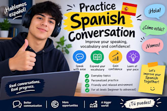 practice spanish conversation with you