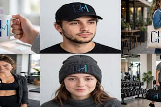 turn your logo into merch mockups
