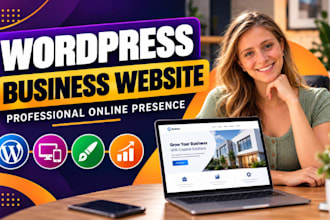 design wordpress business website for a professional online presence and growth