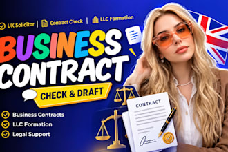 be uk solicitor draft business contract llc formation contract drafing