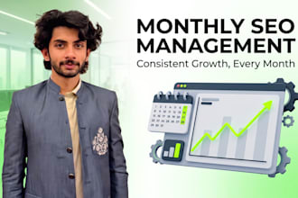 provide monthly SEO management and maintenance service for your website