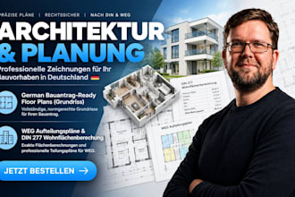 draft german bauantrag floor plans and grundriss in cad