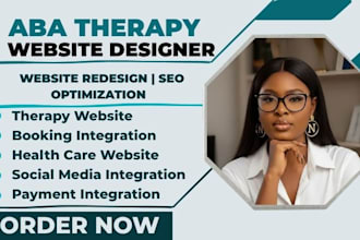 design aba therapy wix website or redesign psycho therapy wordpress aba website