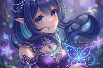 draw fan art in anime style