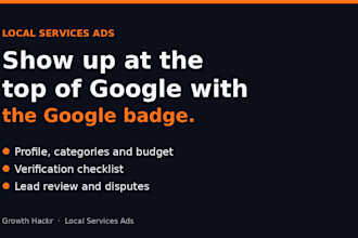 set up google local services ads for your service business