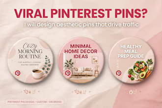 design 5 viral aesthetic pinterest pins for bloggers