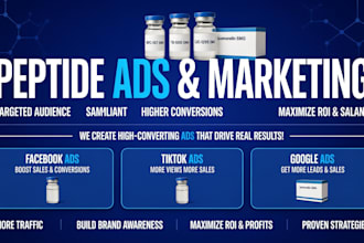 fix peptide ads issue, run peptide facebook ads, peptide google ads, tiktok ads
