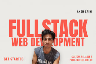 do full stack web development for your bussiness