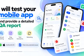test your mobile app and provide a detailed QA bug report