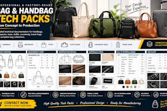 create hand bag , backpack tote , duffle , crossbody travel bags tech pack