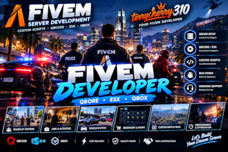 be your fivem server developer, minecraft server gta mod and fivem lore friendly