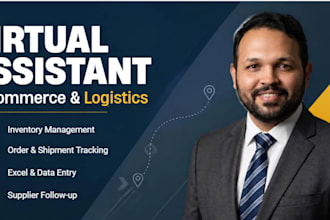 be your virtual assistant for logistics, order tracking and inventory control