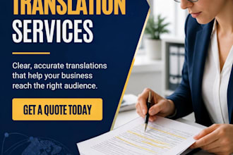 haré una traducción rápida e impecable de inglés a español