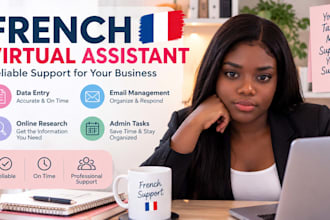 be your french virtual assistant for data entry and administrative tasks