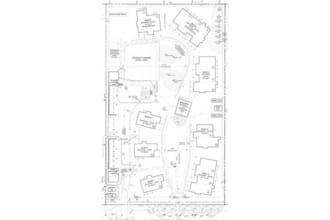 draw a site plan, plot plan and landscape design for permit in autocad