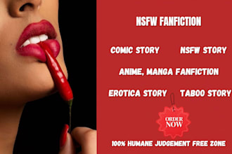 write fanfiction anime manga bdsm romance erotical fandom short story kinky