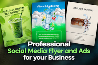 design engaging social media flyers and ads