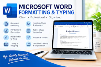 format, edit and correct errors in your word document