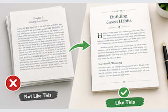 ebook formatting interior ebook layout design kindle formatting book typesetting