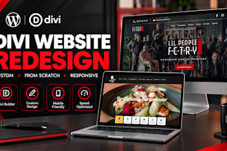 build or redesign your wordpress divi website