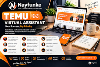 be your temu virtual assistant for daily store management and support
