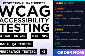 mobile app web accessibility testing wcag audit ada compliance QA sec 508 wcag
