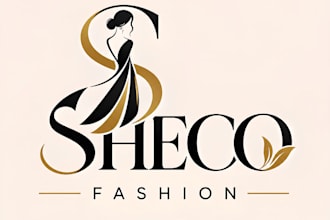 do luxury feminine boutique logo and fashion brand identity
