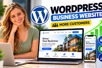 develop wordpress business website to attract customers and generate leads