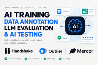do ai training, data annotation, llm evaluation, ai testing