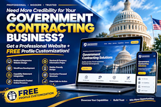 design government contract b2b website to win sam gov contracts, bid proposal
