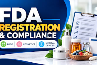 assist with fda registration, fda renewal, fda compliance and product listing