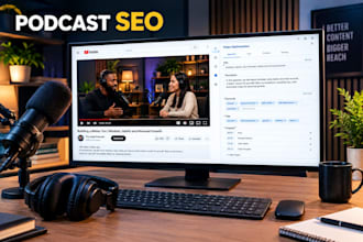 podcast SEO and youtube optimization to improve your podcast discoverability now