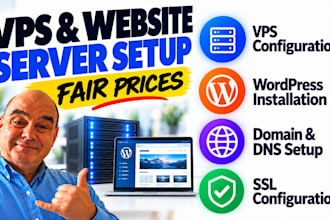 setup vps and website server
