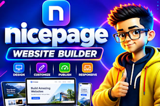 design stunning nicepagemobirise, custom blocs pinegrow design landing page