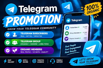 do telegram promotion, telegram channel, telegram group and marketing