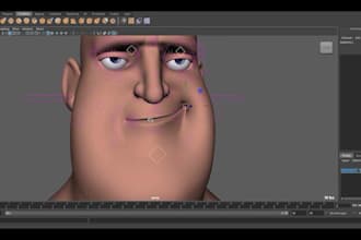 rig 3d characters in maya for animation, unreal or unity