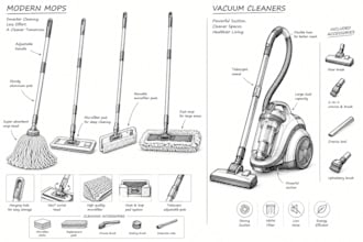 design modern mops, vacuum cleaners, and innovative cleaning products